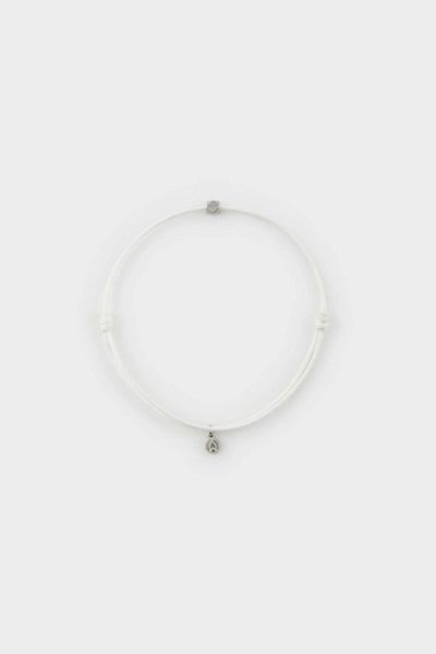 DeFacto Unisex Seil Stahl Stück Weiß Glücksarmband E6205AXNS