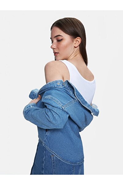 Ltb Cămașă scurtă de jeans Zeta