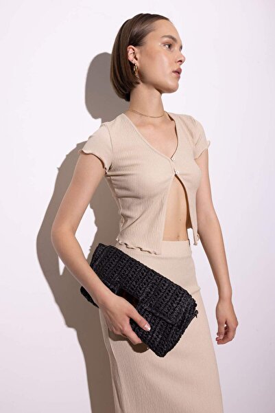 DeFacto Γυναικεία ψάθινη τσάντα χιαστί Z2569azns