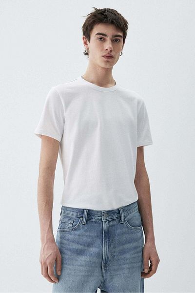 H&M Slim Fit Cotton T-shirt