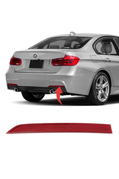 gkl BMW 3 Series F30 - M Sport Rear Bumper Reflector (Right)63147847166