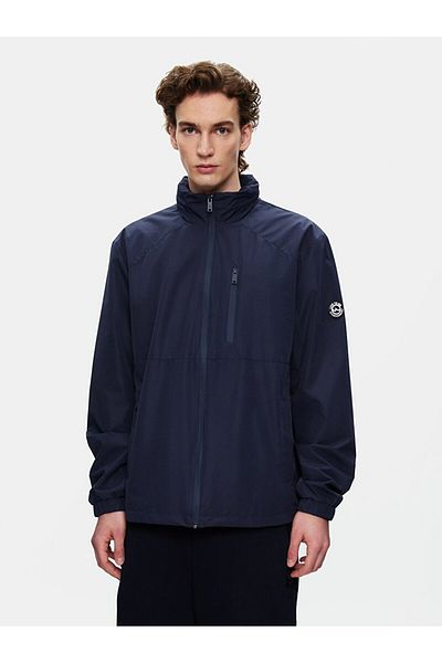 Ltb Long Sleeve Hooded Navy Blue Jacket