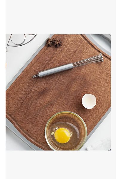 SYN AKSESUAR New Generation Adjustable Beater Stainless Steel, Egg and Sauce Mixer with Metal Ball Beads,