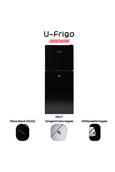 U-Frigo 136 Lt 12-24v Marin/karavan Kompresörlü Buzdolabı Temperli Cam Kapak ...