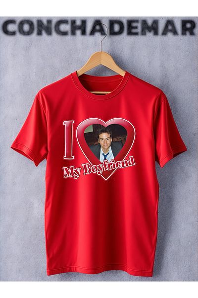 Vordevia How I Met Your Mother I Love My Boyfriend Printed Oversize T-Shirt
