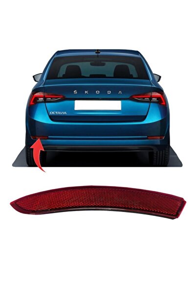 gkl Skoda Octavia Left Rear Bumper Reflector after 2021 5E7945105