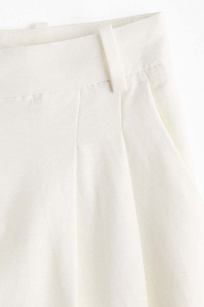 H&M Wide linen-blend trousers
