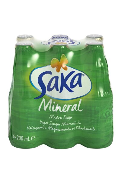 ZAYKA Saka Doğal Maden Suyu 200 ml x 6 Adet
