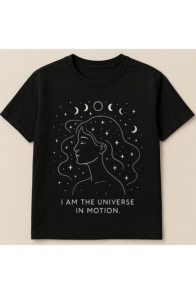 Josette The Universe Printed Oversize T-Shirt