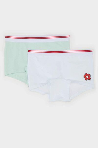 DeFacto Κοριτσίστικο Floral 2 τεμαχίων Boxer E7077a825sp