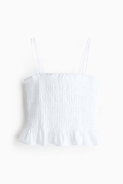 H&M بلوزة مزينة بأشرطة
