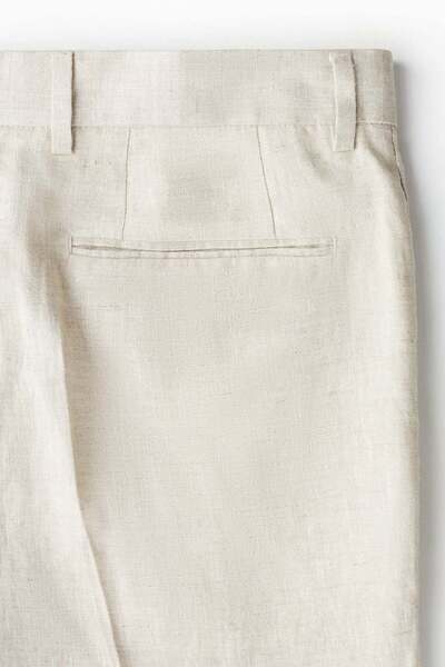 H&M Slim Fit Linen suit trousers