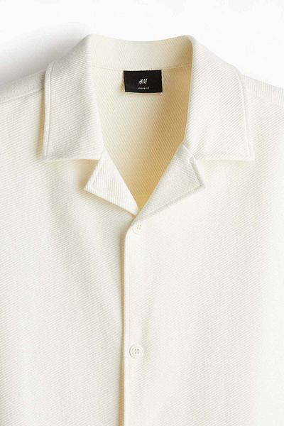 H&M Loose Fit Brushed Resort Shirt