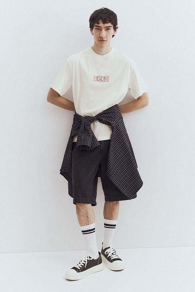 H&M Loose Fit Printed T-shirt
