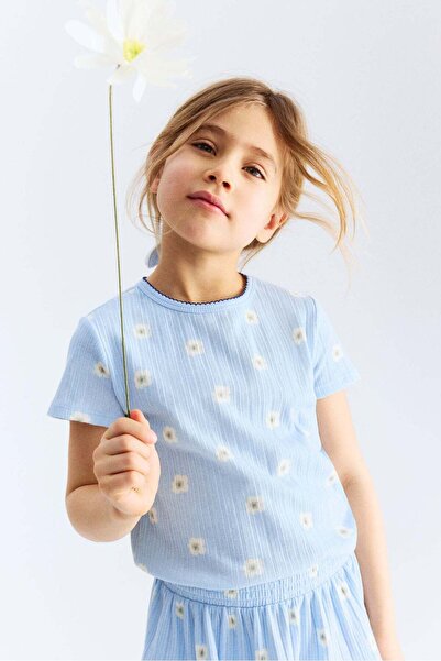 H&M Pointelle jersey top