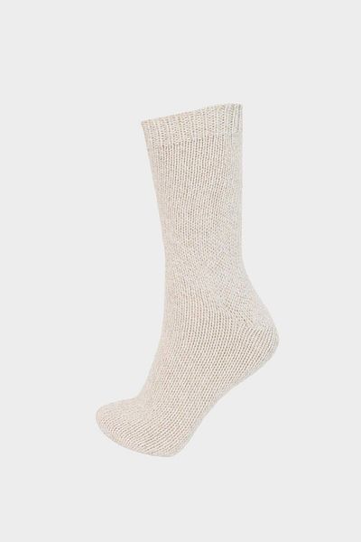 DeFacto 2-teilige Wintersocken aus Wolle für Damen E9004axns