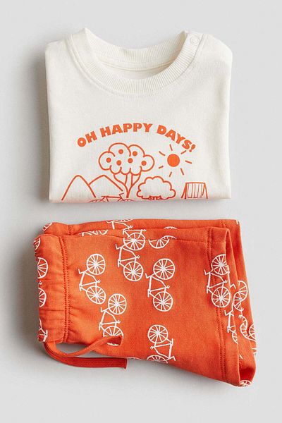H&M 2-piece cotton set