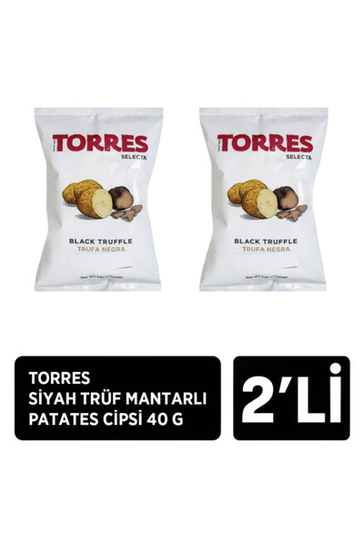 ZAYKA Torres Siyah Trüf Mantarlı Patates Cipsi 2 X 40 g