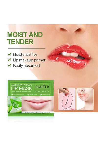 SADOER Aloe Vera Lip Mask - Moisturizing and Nourishing |   8g