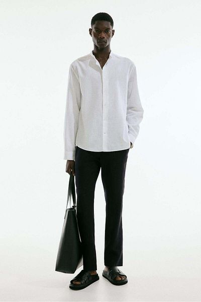 H&M Regular Fit Linen trousers