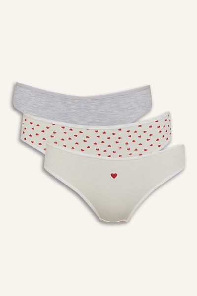 DeFacto Chiloți slip din 3 piese-fall In Love E7575ax25sm