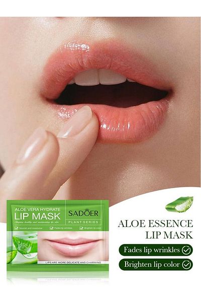 SADOER Aloe Vera Lip Mask - Moisturizing and Nourishing |   8g