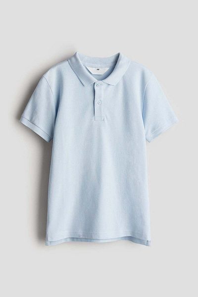 H&M Cotton Piqué Polo Shirt