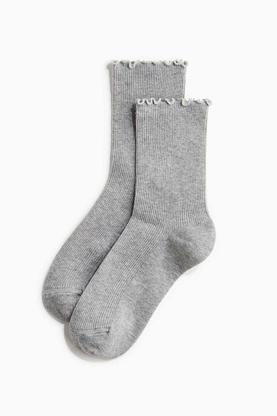 H&M 5-pack rib-knit socks