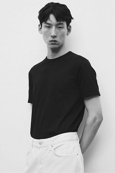 H&M Slim Fit Cotton T-shirt