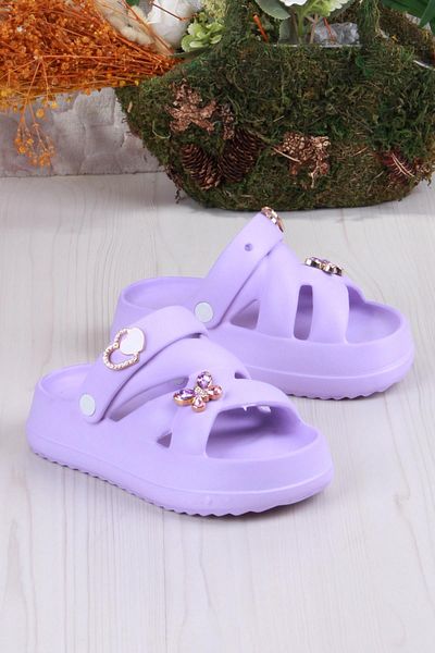 fort Clx 6980 Beach Sea Pool Slippers Lightweight Comfortable Flexible Girls Slippers