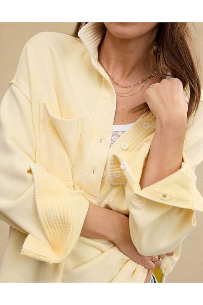 AMERICAN EAGLE Aerie Popover Polo Sweatshirt