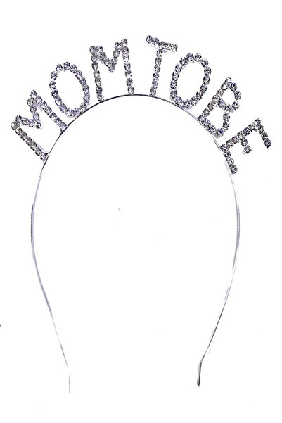 Sway Crystal Stone Silver Color Mom to Be Crown Mother Crown