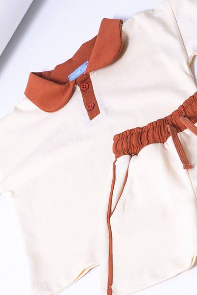 MİO Boy's Cotton Polo Collar Suit
