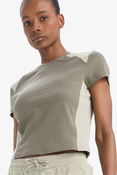 DeFacto Defactofit Standard Fit Crew Neck Athlete Short Sleeve T-Shirt B4231Ax25Sp