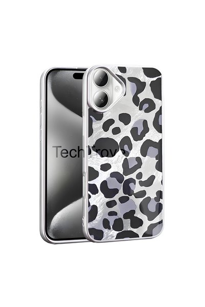 TechTrove حافظة لهاتف Apple iPhone 16E بتصميم نمط حريري لحماية الكاميرا بجودة...