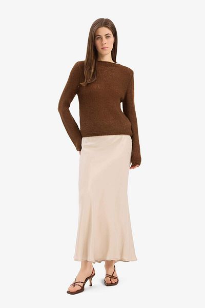 DeFacto Regular Fit Boat Neck Basic Plain Knitwear Sweater E6997Ax25Sp