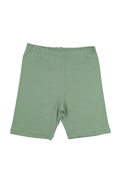 Via Girls 7-10 Years Old Girls' Leggings - 3 in Cotton Solid Color Short Leggings