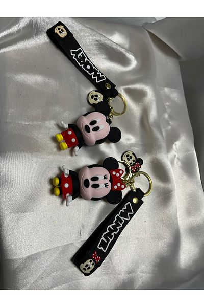 büzey accessory Mickey and Miniee Set of 2 Keychains