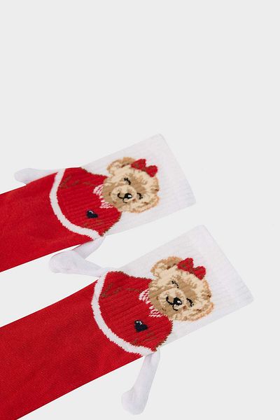 DeFacto Damen Magnetische Baumwolle Spaß Socken F1471axns