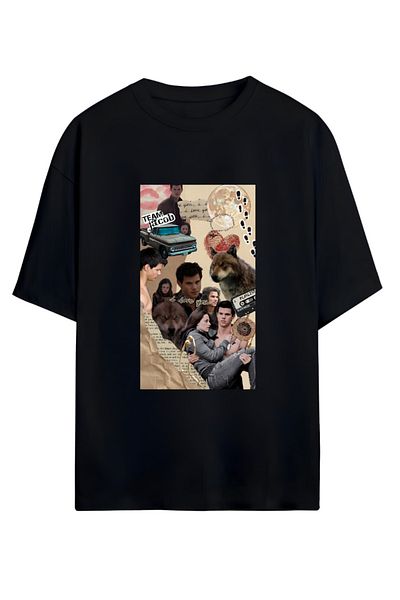 MAGORS Twilight Saga Eclipse Jacob Black Printed Unisex Cotton T-Shirt