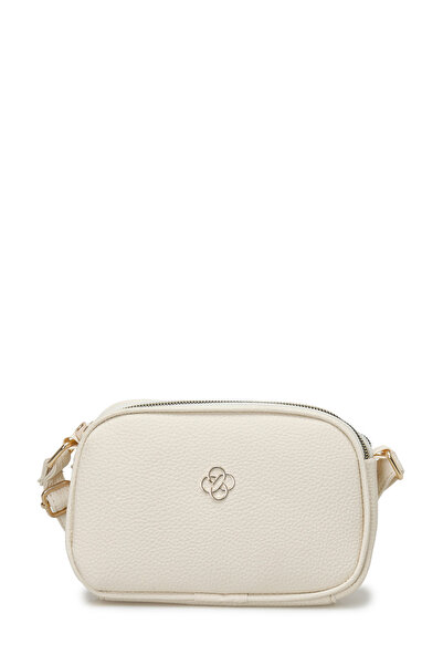 Polaris NTRL UCGZ CPRZ 5FX Ekru Kadın Çapraz Çanta