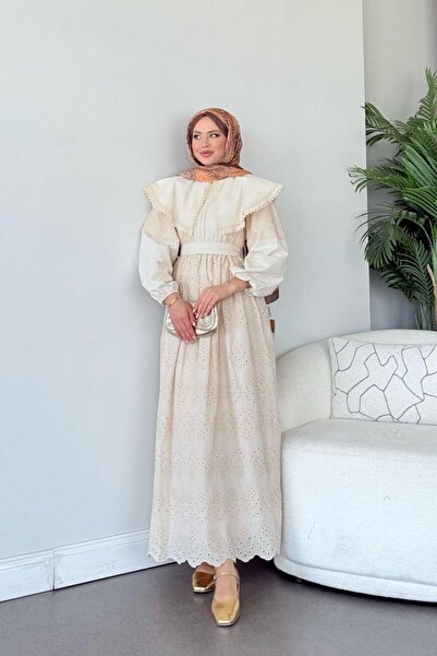 Hazamoda فستان هولا جبر إكرو