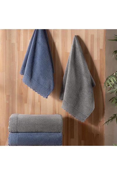Sarev Vomera 100% Cotton Towel 50*90 cm Gray