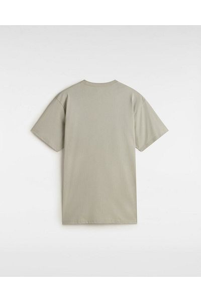 Vans Tricou cu logo pe piept stânga Tricou bej pentru bărbați Vn0a3czezuj1
