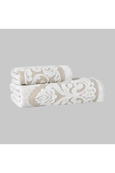 Sarev 90*150 cm Ecru Cotton Towel Tom