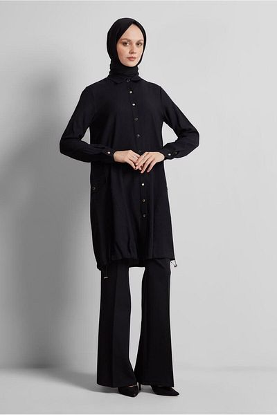 Alvina Tunic with Ruched Detail 44814