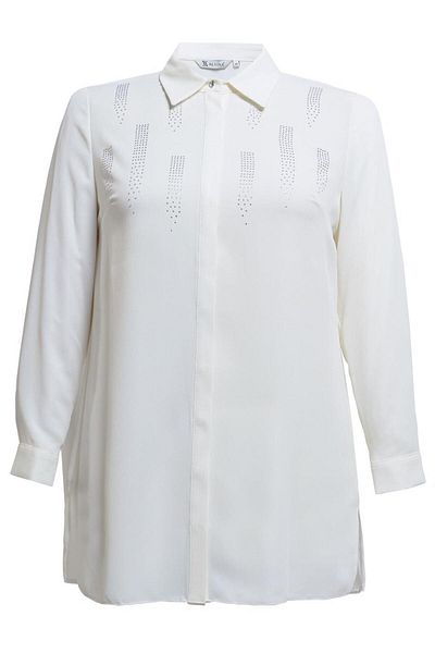 Alvina Large Size Stone Detailed Tunic 20397