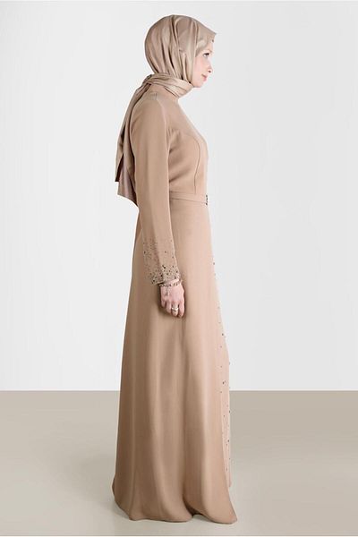 Alvina Rochie cu curea - Detaliu cu strasuri si margele, Model 50220
