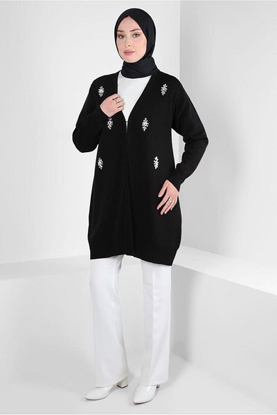 Alvina Cardigan tricotaj cu strasuri 44081