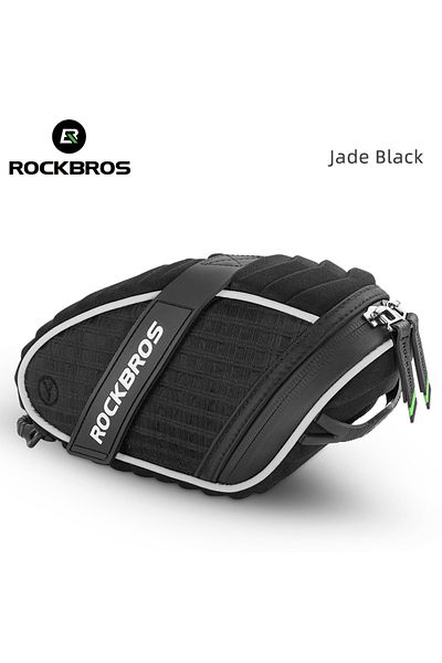 Choice about 1L C16-BK ROCKBROS Bike Bag 3D Shell Rainproof Saddle Bag Reflective Bicycle Bag Shockproof Cy